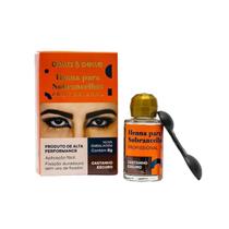 Henna para Sobrancelha Della e Delle 8g Castanho Escuro