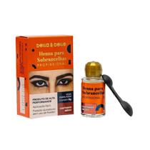 Henna para Sobrancelha Della e Delle 8g Castanho Médio