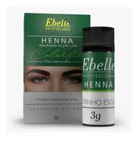 Henna Para Sobrancelha Ebelle 3g Castanho Escuro