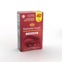 Henna Para Sobrancelha Expressão Facial Castanho Médio 2,5g