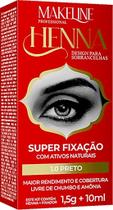 Henna para Sobrancelhas Makeline 1,5g - Cor 1.0 Preto