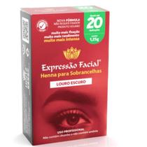 Henna pocket louro escuro expressão facial hintz 1,25g