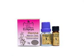 Henna profissional eclépcya - marrom clara 3g Henna profissional eclépcya - marrom clara 3g