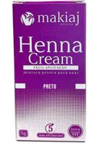 Henna Pronta em Creme Sobrancelhas Efeito Natural - Makiaj Cream