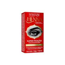 HENNA SOBRANCELHA MAKALINE 1,5G CASTANHO CLARO 5.0 - Coloração para Sobrancelhas HENNA SOBRANCELHA MAKALINE 1,5G CASTANHO CLARO 5.0 - Coloração para Sobrancelhas
