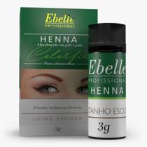 Henna Sobrancelhas Loiro Escuro Ebelle 3g Henna Sobrancelhas Loiro Escuro Ebelle 3g