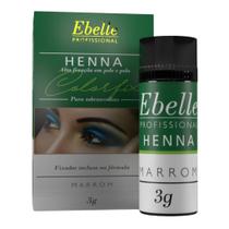 Henna Sobrancelhas Marrom Ebelle 3G Henna Sobrancelhas Marrom Ebelle 3G