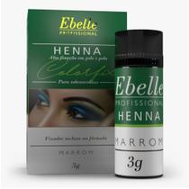 Henna Sobrancelhas Marrom Ebelle 3g Henna Sobrancelhas Marrom Ebelle 3g
