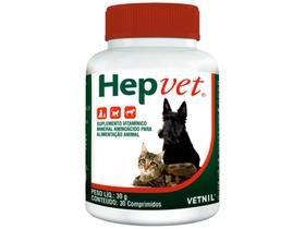Hepvet 30 Comprimidos - Vetnil Hepvet 30 Comprimidos - Vetnil