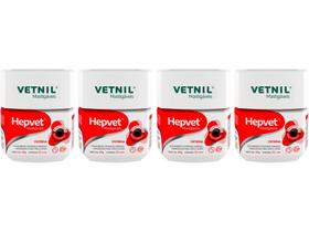Hepvet Mastigáveis Vetnil - 30 Comprimidos - 4 Unidades
