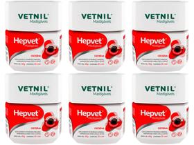Hepvet Mastigáveis Vetnil - 30 Comprimidos - 6 Unidades
