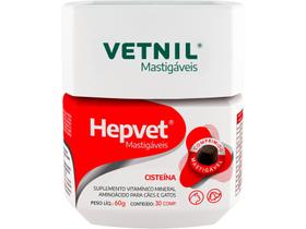 Hepvet Mastigáveis Vetnil - 30 Comprimidos