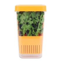 Herb Keeper LUVCOSY Fresh para geladeira, laranja sem BPA
