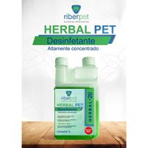 Herbal Desinfetante Concentrado Litro - Rende 500 Litros - Riberpet