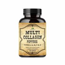 HERBALICIOUS Cápsulas de Peptídeos de Colágeno Multi 120 un