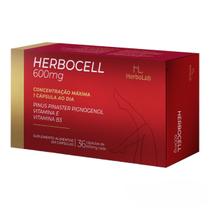 Herbocell pinho marítimo 36 cps 600mg - herbolab c