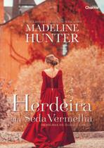 Herdeira em seda vermelha
