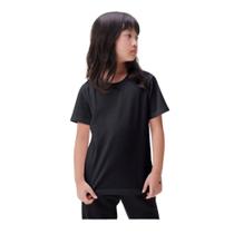 Hering Kids Blusa Manga Curta Basica Preto