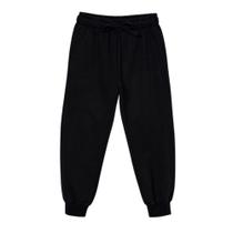 Hering Kids Calca Jogger Moletom Preto