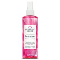 Heritage Store Água de Rosas, Névoa Facial Refrescante para Pele Radiante, com Óleo de Rosa Damascena, Todos os Tipos de Pele, Spray de Água de Rosas para o Rosto Sem Corantes ou Álcool, Vegano e Cruelty-Free, 240 ml Heritage Store Água de Rosas, Névoa Facial Refrescante para Pele Radiante, com Óleo de Rosa Damascena, Todos os Tipos de Pele, Spray de Água de Rosas para o Rosto Sem Corantes ou Álcool, Vegano e Cruelty-Free, 240 ml