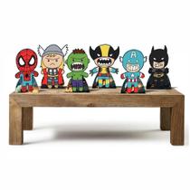 Heróis Baby Kit 6 Enfeites Decoração Festa Infantil Heróis Baby Kit 6 Enfeites Decoração Festa Infantil