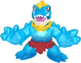 Heróis de Goo Jit Zu Dino Power Action Figure - Estende até 3X Tamanho Original com Luzes e Sons - Dinogoo Tyro
