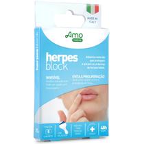 Herpes block - adesivos naturais para herpes labial 5 un amh - AMH FARMA