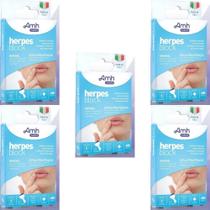 Herpes Block Adesivos Naturais Para Herpes Labial - Amh 5Un