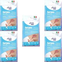 Herpes Block Adesivos Naturais Para Herpes Labial - Amh 5Un - Amh Farma