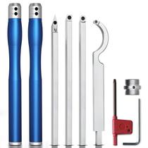 Herramientas de Torneado con Carburo Feotvo para Torno, Regalos de Navidad con Mango Removible Herramientas de Torneado con Carburo Feotvo para Torno, Regalos de Navidad con Mango Removible