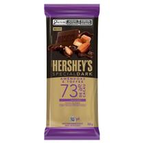 Hersheys Barra De Chocolate Special Dark Toffe Almonds Amendoas 73% 80g