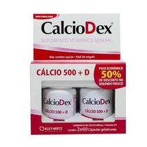Hertz Calciodex Cálcio 500 + Vitamina D3 Kit Com 120cápsulas