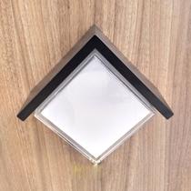 Hevvy Arandela Led 12w 4200k Quad Preta O-2460/12pt42k