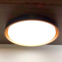 Hevvy Plafon Led Montana 24w Red Preto+dour Ly-8762m Pt+dr