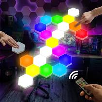Hexagon Lights Vcwtty Smart LED Wall 13 cores Touch Remote 10pk