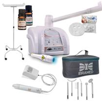 Hf 6 Eletrodos Dermosteam Carrinho Probe 450nm Ibramed 110V