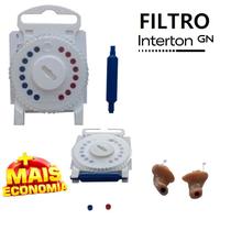 HF3 Filtro para Limpeza do Aparelho Auditivo Protetor de Cera Interton com Garantia Envio Imediato com Nfe
