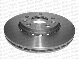 Hf571 disco de freio dianteiro - ventilado duster fluence duster oroch captur - HIPPER FREIOS