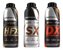 Hfx + Dx + Sx Kit Limpeza Automotiva Pesada 1l - Autolimpe Hfx + Dx + Sx Kit Limpeza Automotiva Pesada 1l - Autolimpe