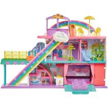 Hhx78 polly pocket shopping doces surpresas playset