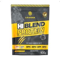 Hi Blend Protein Concentrado 900g Leader Nutrition Sabor Banana Slipt Hi Blend Protein Concentrado 900g Leader Nutrition Sabor Banana Slipt