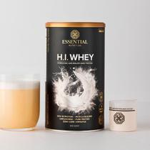 Hi Whey Lata 375g/15Ds Essential Nutrition sem sabor H.I. whey 22g proteina Hi Whey Lata 375g/15Ds Essential Nutrition sem sabor H.I. whey 22g proteina