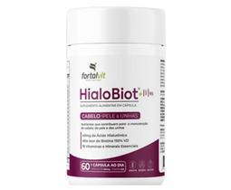 HialoBiot Max Cabelo, Pele e Unhas, Ácido Hialurônico, Biotina e Multivitaminas, Fortalvit