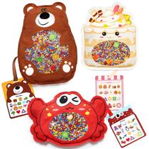 Hide and Seek Busy Bag Joyreal, pacote com 3 jogos Seek and Find Kids Hide and Seek Busy Bag Joyreal, pacote com 3 jogos Seek and Find Kids
