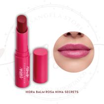 Hidra Balm Niina Secrets Rosa 3,2g Eudora - Hidratação Labial 48h Profunda Cruelty Free