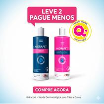 Hidrapet Creme 500ml + Hidrapet Shampoo para Cães e Gatos