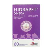 Hidrapet Ômega C/ 60 Cápsulas Moles e Saborosas Zero Acúcar P/ Cães e Gatos - Agener Hidrapet Ômega C/ 60 Cápsulas Moles e Saborosas Zero Acúcar P/ Cães e Gatos - Agener