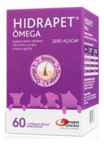 Hidrapet Ômega Zero Acúcar C/ 60 Cáp. Cães E Gatos Agener Hidrapet Ômega Zero Acúcar C/ 60 Cáp. Cães E Gatos Agener