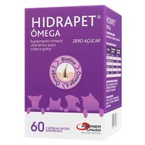 Hidrapet Ômega Zero Acúcar c/60 Cáp Cães e Gatos Agener