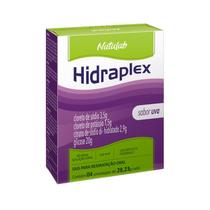 Hidraplex Pó Natulab Sabor Uva 4 Envelopes de 27,9g